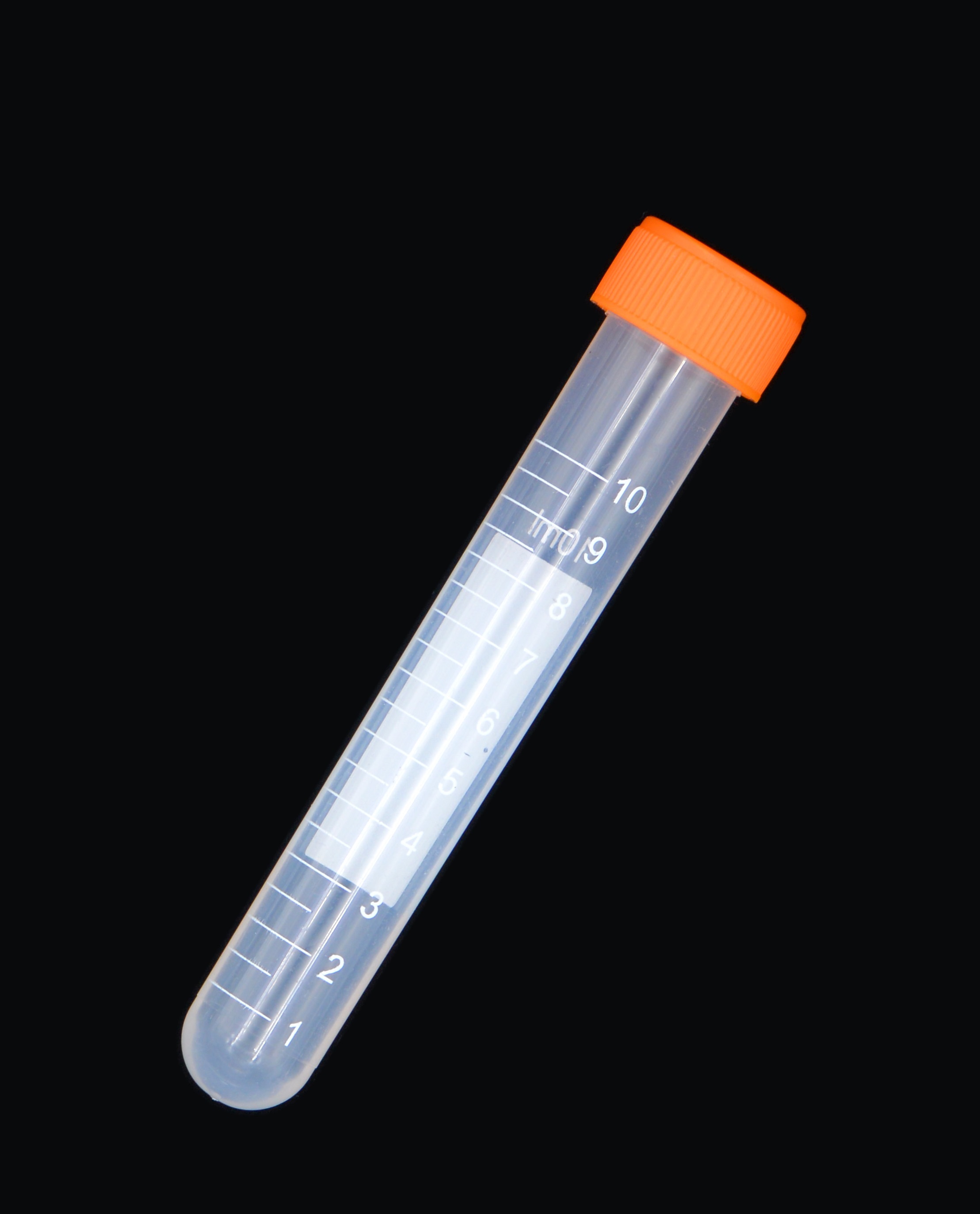 Пробірка Sente-Lab 10 мл, U-подібна, поліпролілен, з гвинтовою пробкою